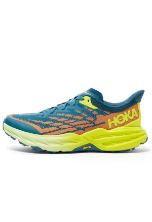 Hoka Speedgoat 5 Men's Trail Shoes - Blue Coral / Evening Primrose