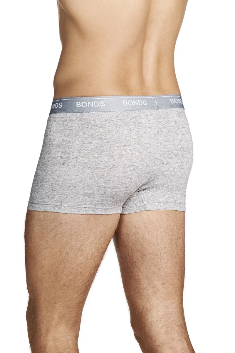 12 X Mens Bonds Guyfront Trunk Trunks Underwear – Grey Stripe