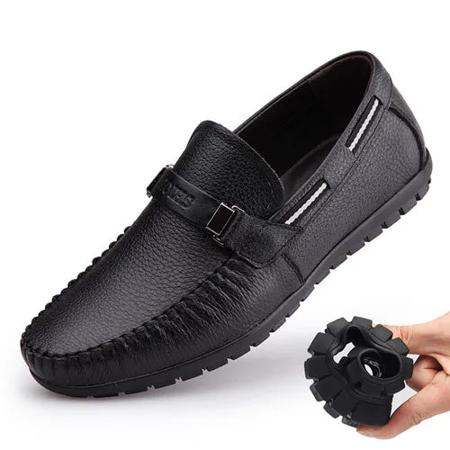 2017 Hollow Genuine Leather Summer Shoes Men Flats Loafers Breathable Casual Chaussure Homme Real Leather Men Moccasins Shoes