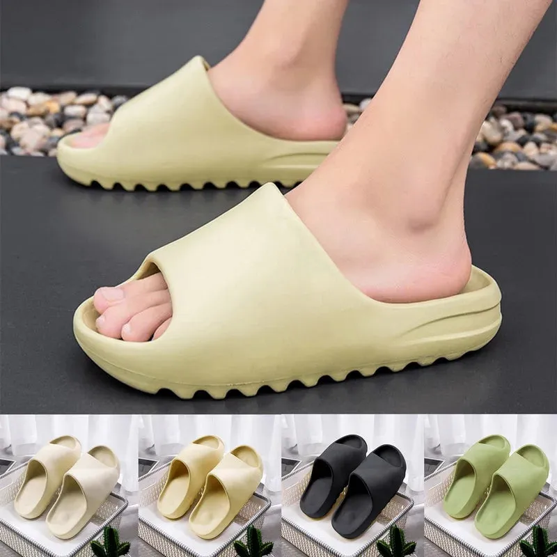 2023 Summer Cool Women Men Slippers Soft Sandals Women Beach Casual Shoes Light EVA Slides Brand Men Flip-flops Men's Sandals