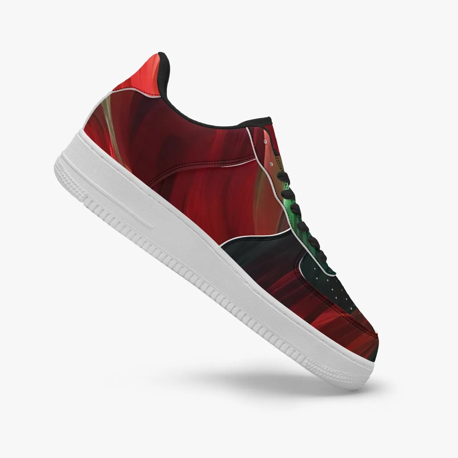 977. AF1 Low-Top Leather Sports Sneakers - Tongue Printable