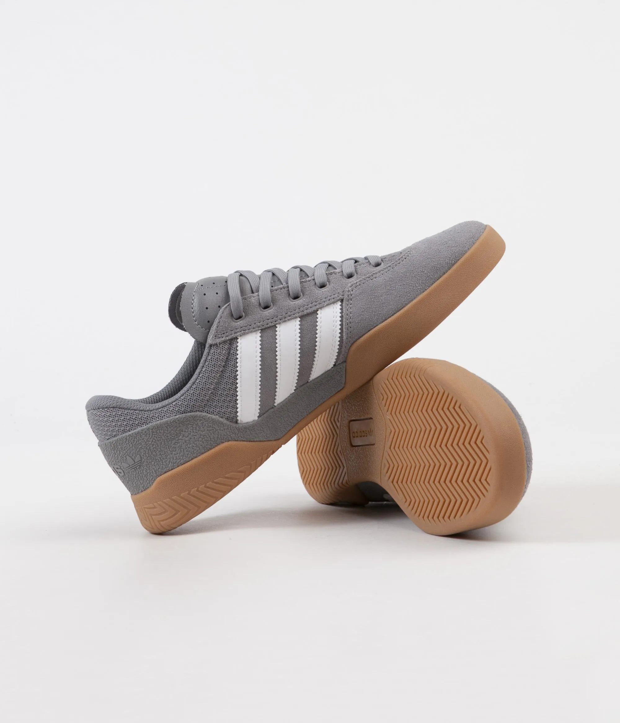 Adidas City Cup Shoes - Grey Three / FTW White / Gum4