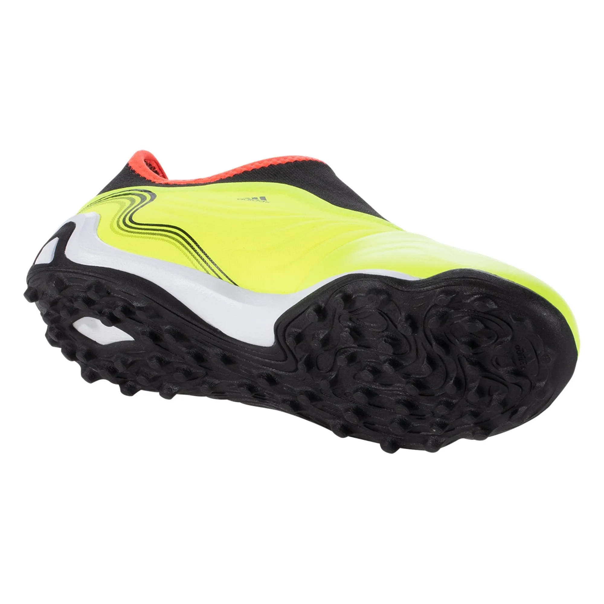 adidas Copa Sense .3 Laceless TF Artificial Turf Soccer Shoes - TeamSolarYellow/CoreBlack/SolarRed