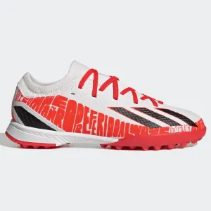 adidas JR X SpeedPortal Messi .3 Turf - White-Black-Solar Red