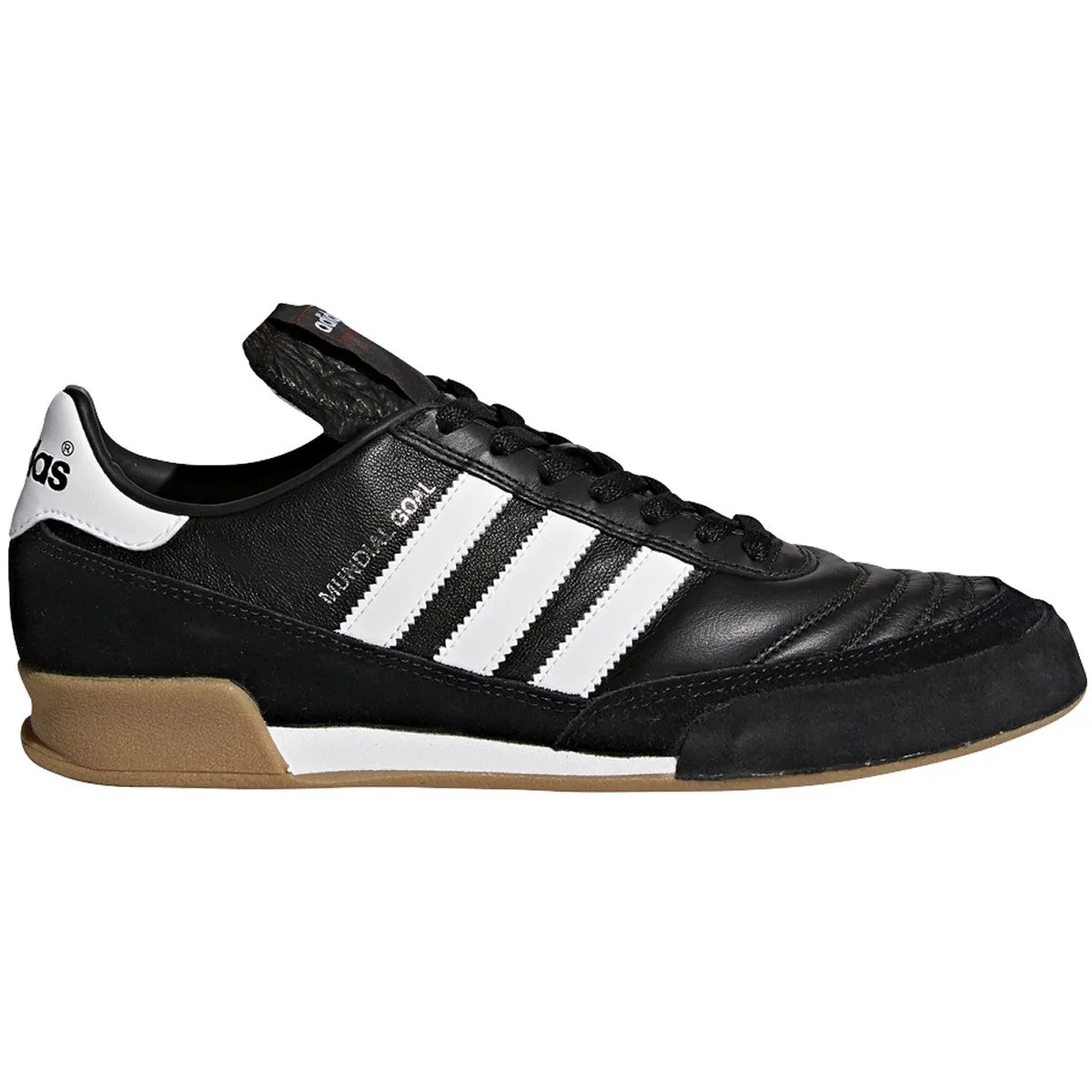 adidas Mundial Goal Indoor Soccer Shoes 019310 BLACK/WHITE