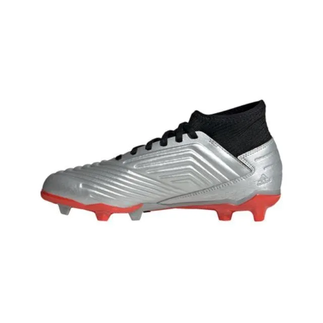 Adidas Predator 19.3 Fg J Ps/Gs-Boys Football Shoes Silver  G25795