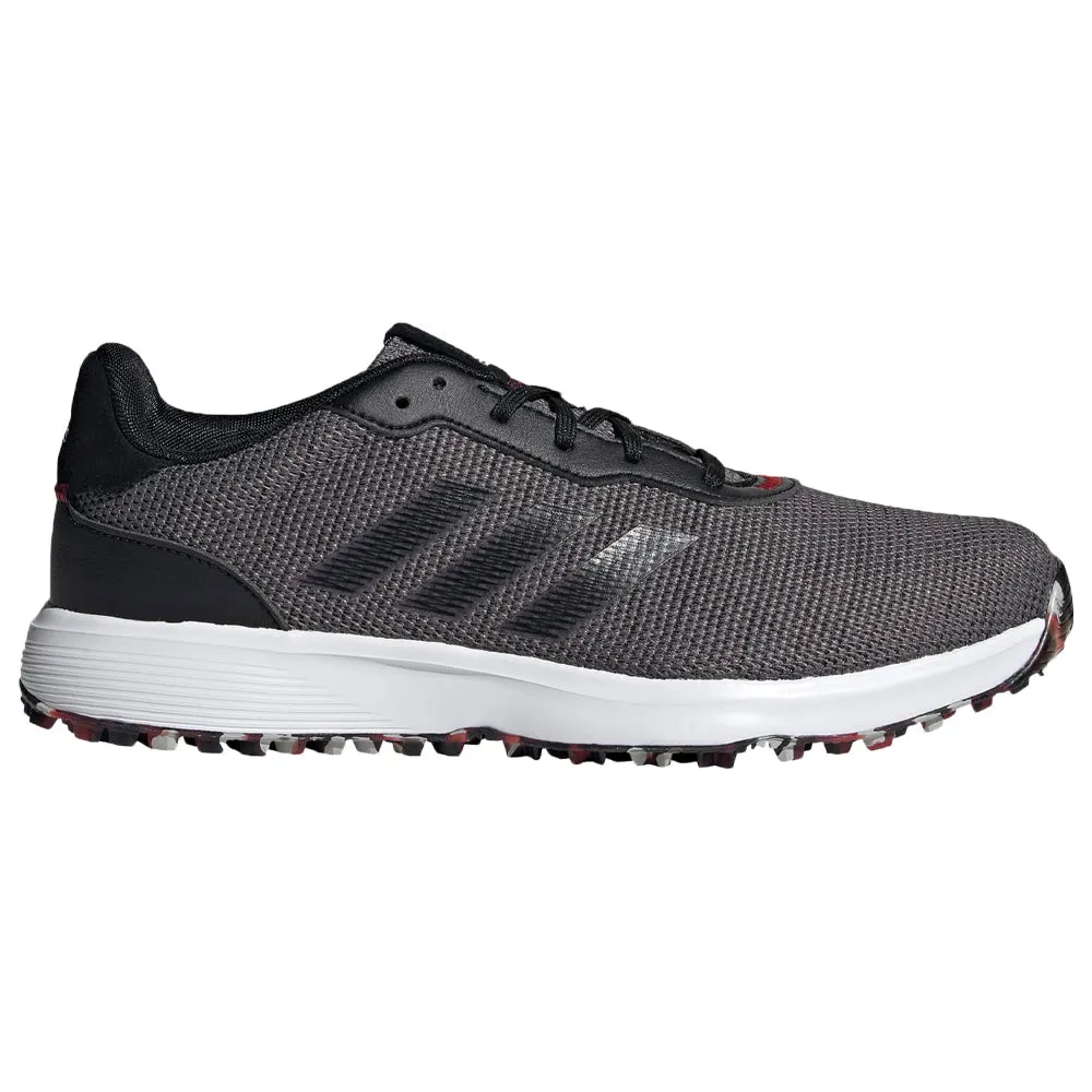 adidas S2G Waterproof Spikeless Shoes - Grey Four/Black/Scarlet