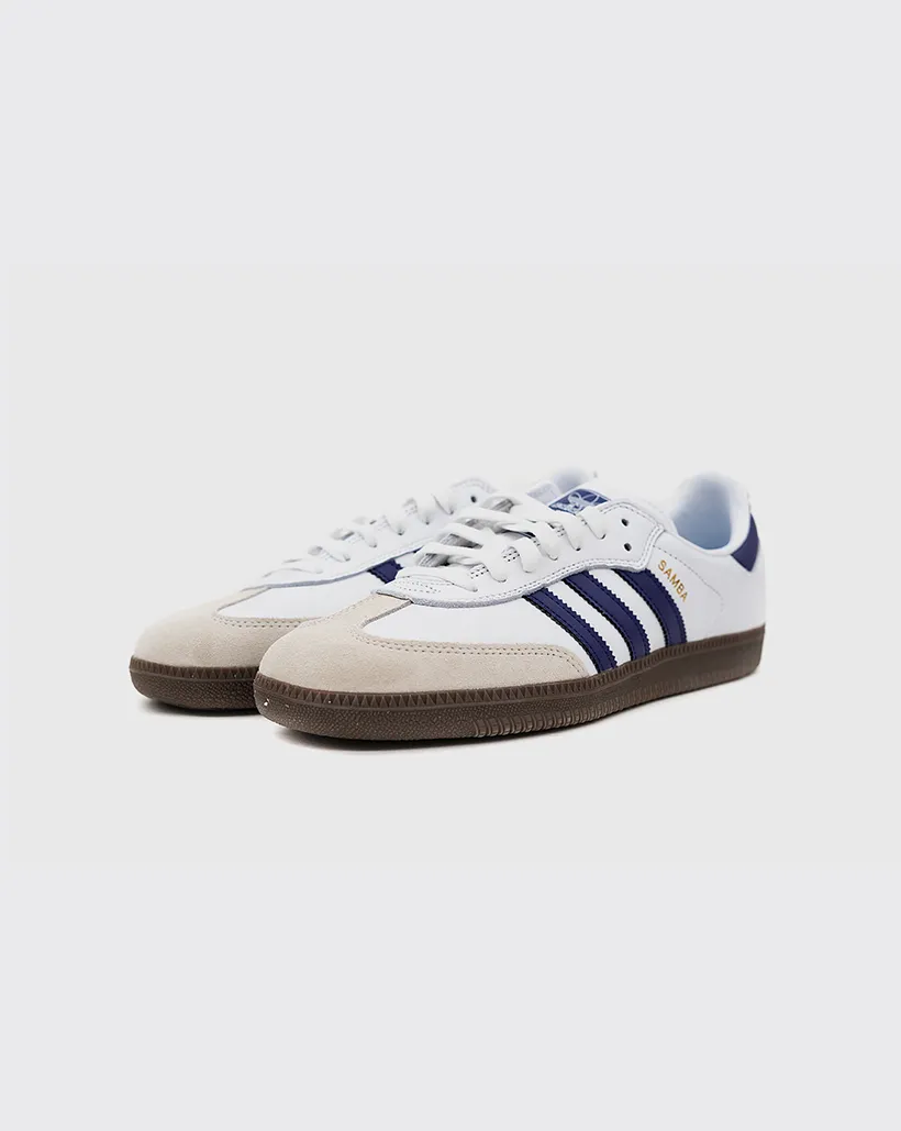 Adidas Samba ADV Shoe - White/Purple