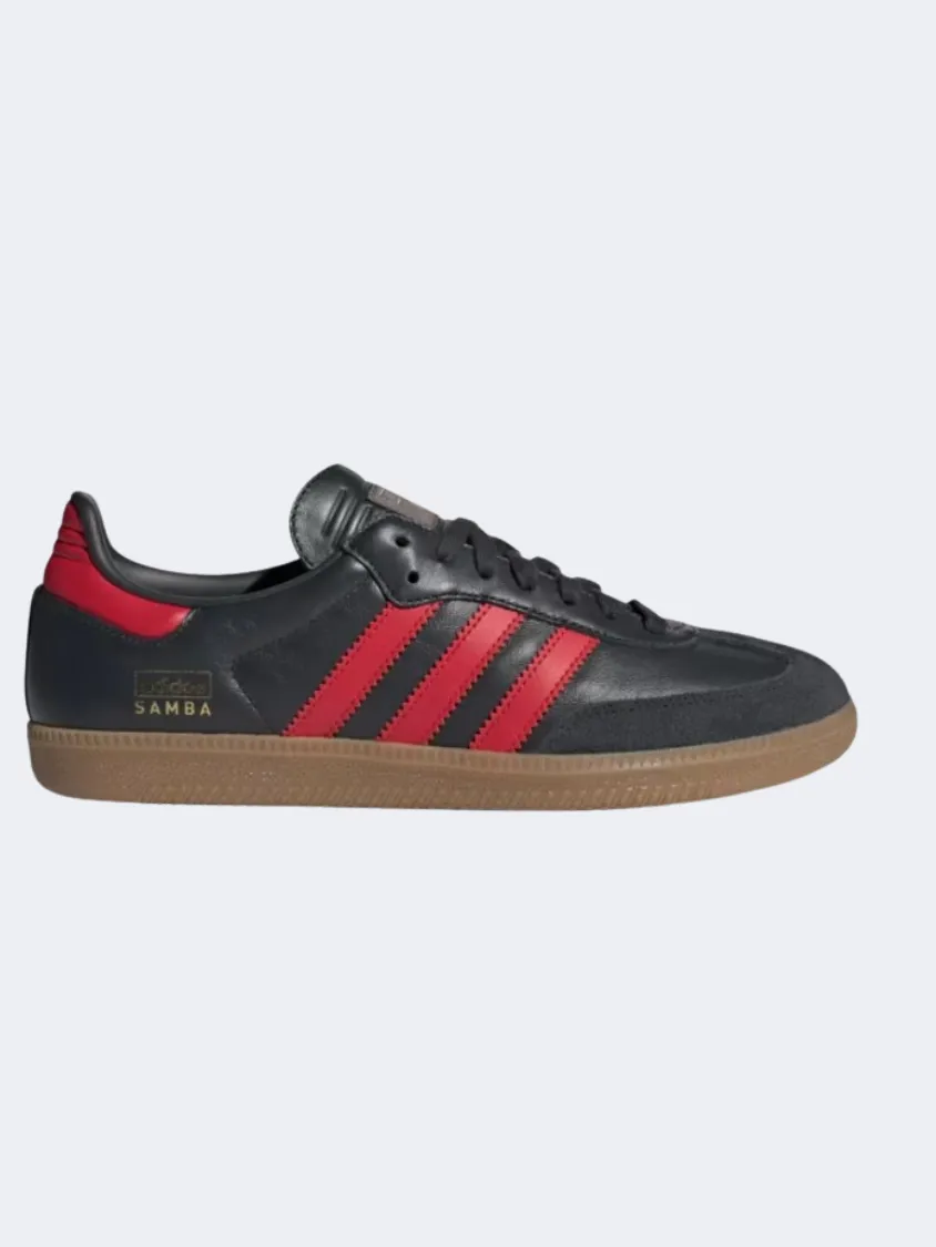 Adidas Samba Og Men Original Shoes Carbon/Scarlet/Gum