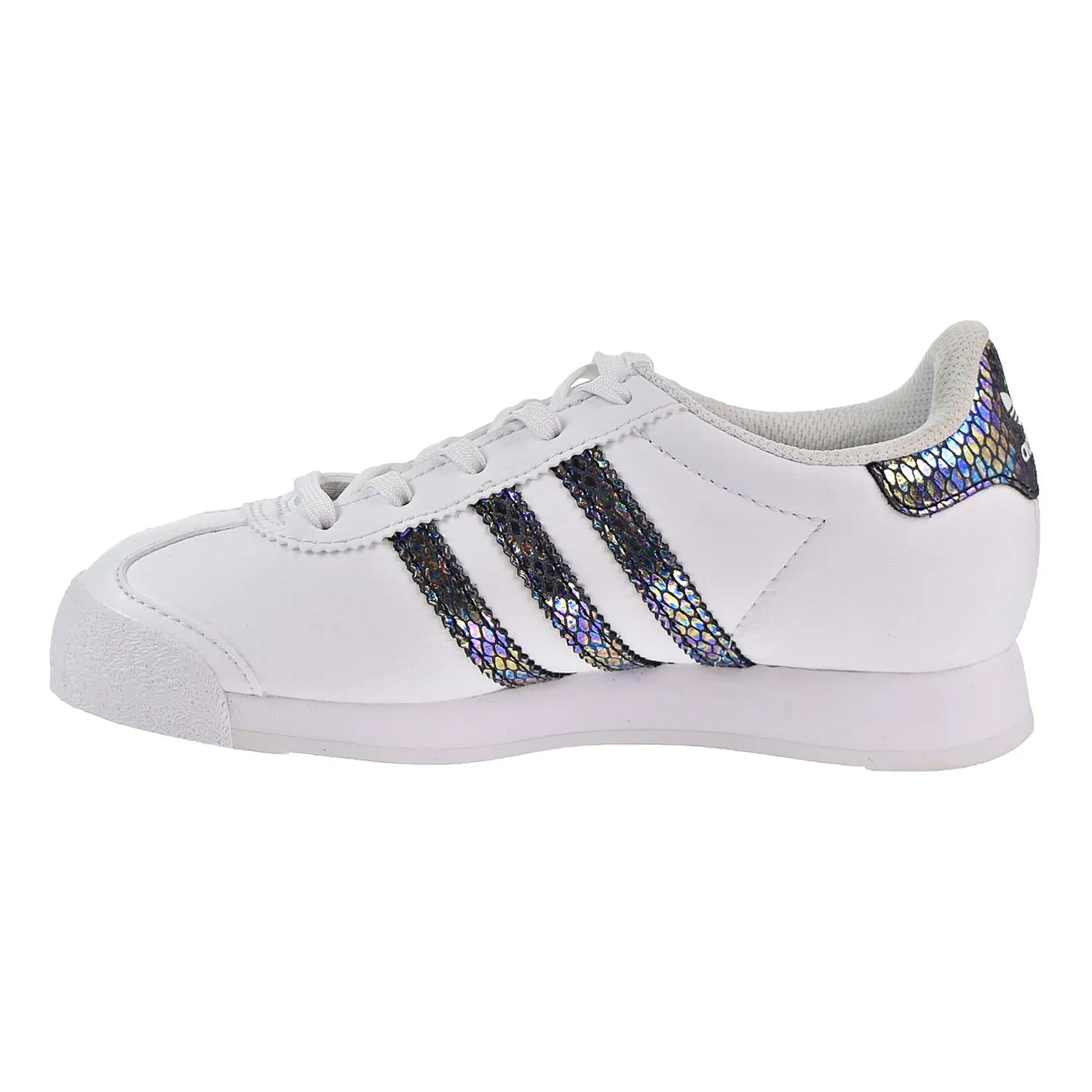 Adidas Samoa C Snake Little Kid's Shoes White/Black/Noiess