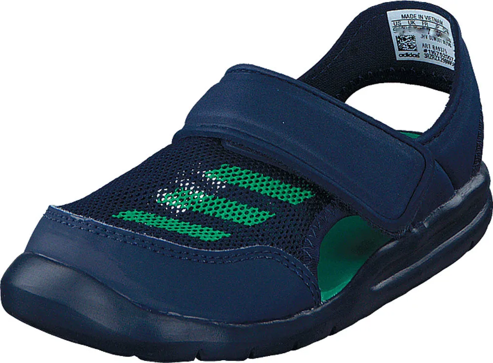 ADIDAS Unisex Toddler Forta Swim I Slides, Navy/Green