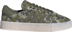 Adidas Wmns Sambarose 'Olive Camo' sneakers, green