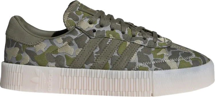 Adidas Wmns Sambarose 'Olive Camo' sneakers, green