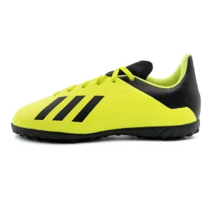 Adidas X Tango Soccer Sport Shoes Coated Fabric Green Colour For Kids