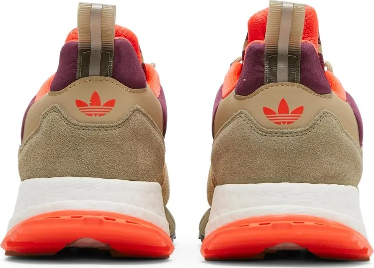 Adidas ZX 1K Boost 'Beige Tone Victory Crimson' Sneakers, Brown