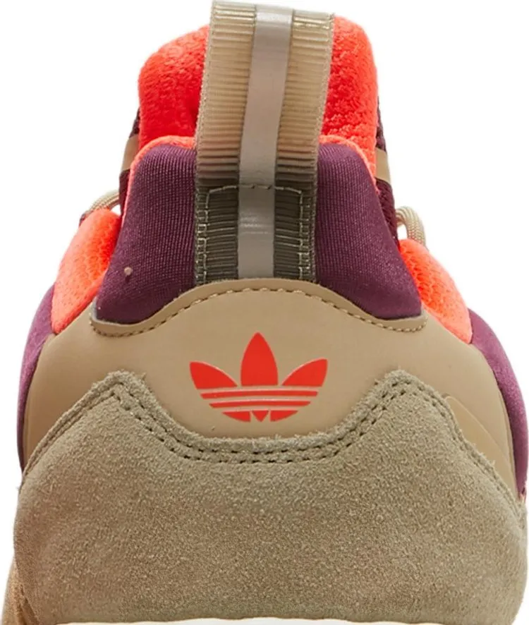 Adidas ZX 1K Boost 'Beige Tone Victory Crimson' Sneakers, Brown