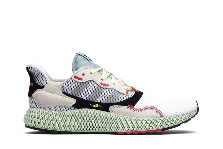 Adidas ZX 4000 Futurecraft 4D sneakers, white/gray/black