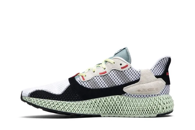 Adidas ZX 4000 Futurecraft 4D sneakers, white/gray/black