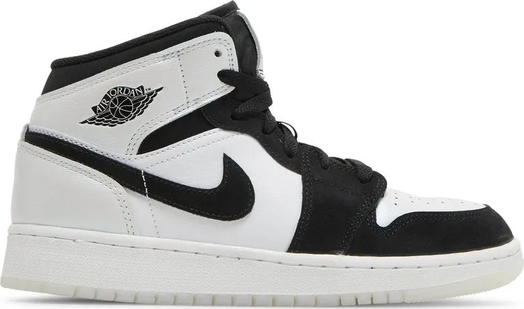 Air Jordan 1 Mid SE GS Diamond sneakers, white