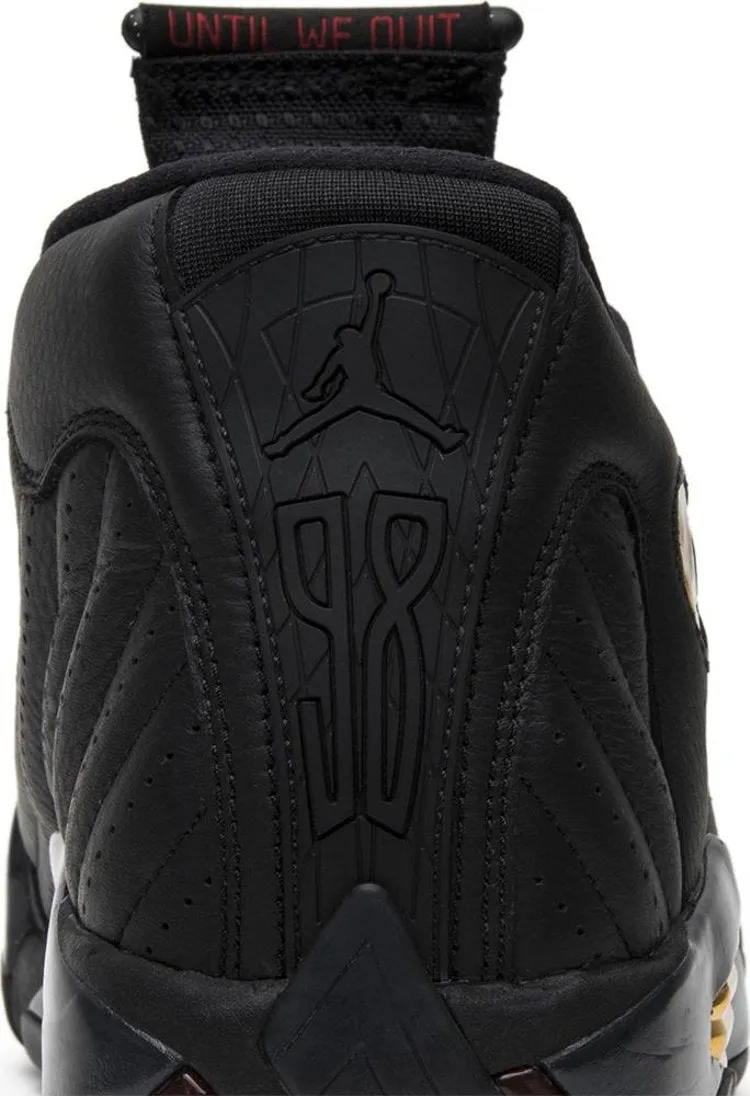 Air Jordan 14 Retro Defining Moments Sneakers, Black