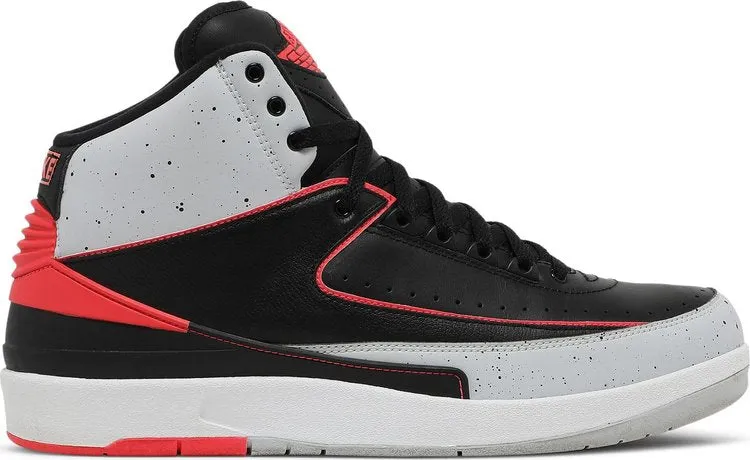 Air Jordan 2 Retro Infrared 23 Sneakers, Black