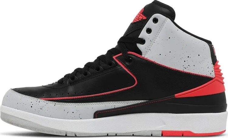 Air Jordan 2 Retro Infrared 23 Sneakers, Black