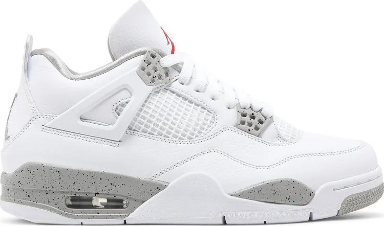 Air Jordan 4 Retro White Oreo sneakers, gray