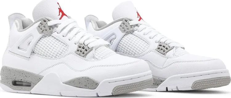 Air Jordan 4 Retro White Oreo sneakers, gray