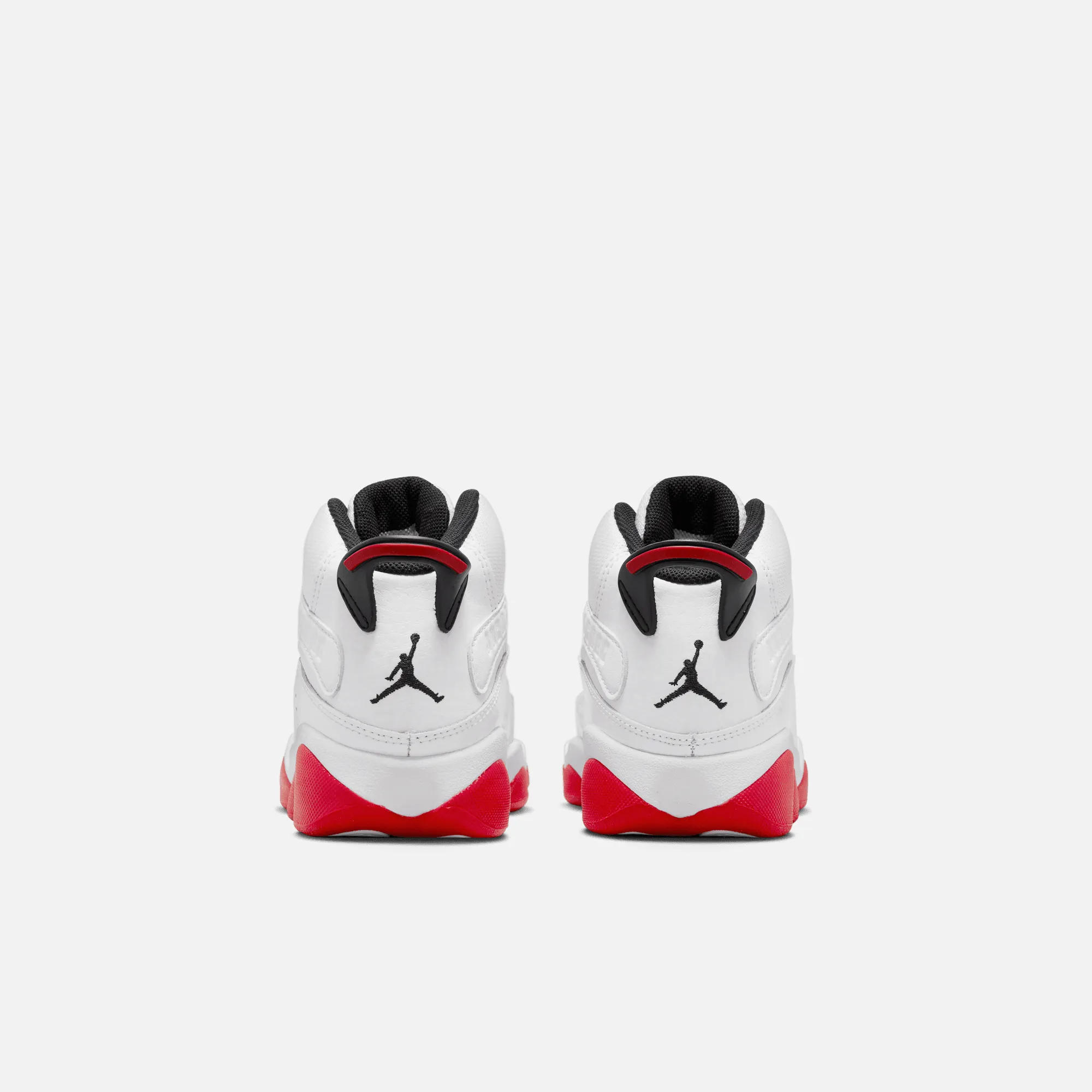 Air Jordan Kids' 6 Rings White Red (PS)