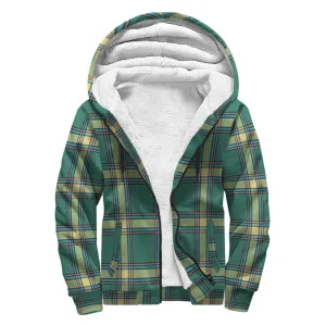 Alberta Province Canada Tartan Sherpa Hoodie