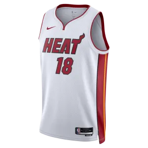 Alec Burks Nike Miami HEAT Association White Swingman Jersey