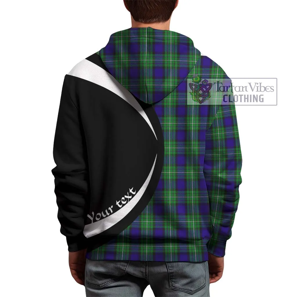 Alexander Tartan Hoodie with Family Crest Circle Style