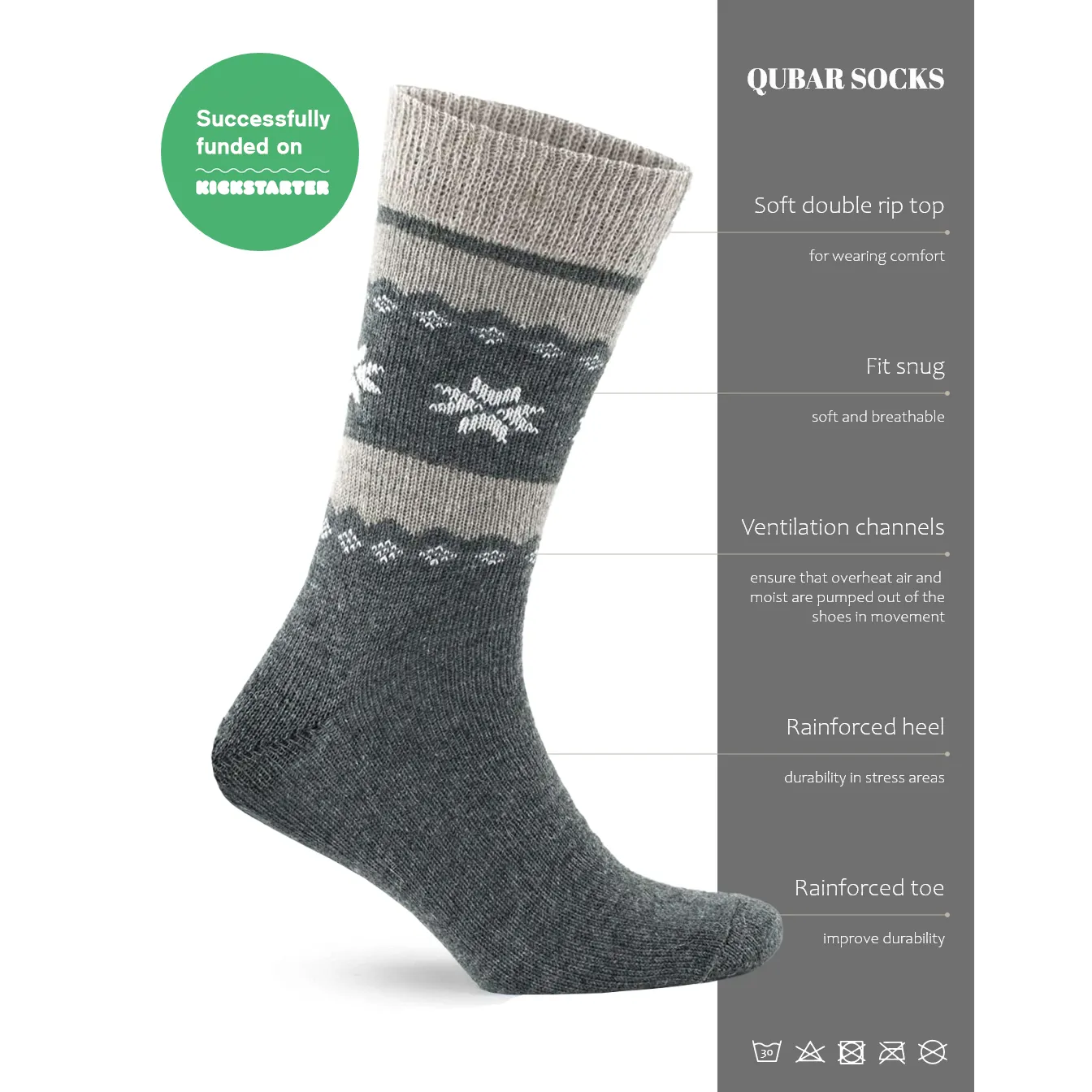 Alpaca Socks Snowflake