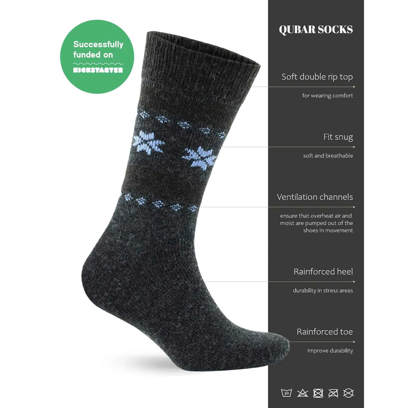 Alpaca Socks Snowflake