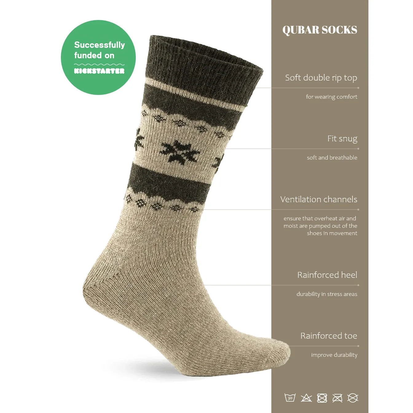 Alpaca Socks Snowflake