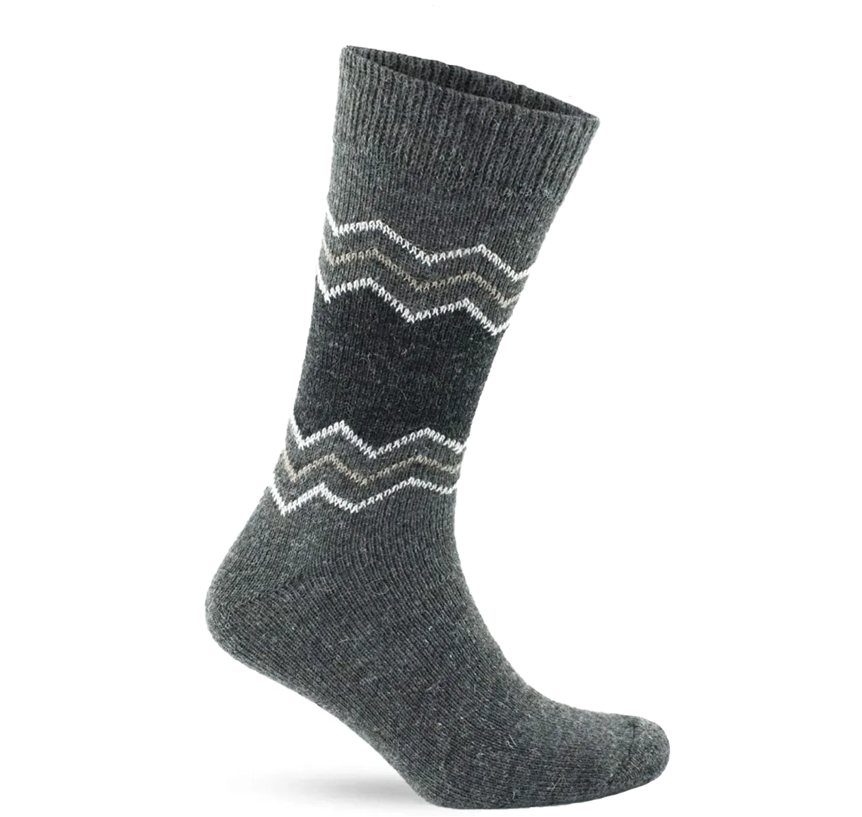 Alpaca Socks ZigZag