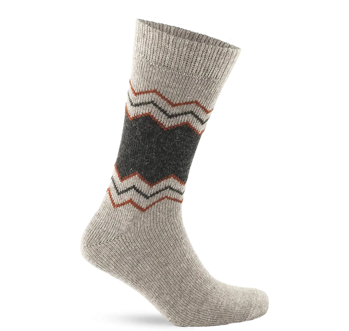 Alpaca Socks ZigZag