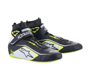 ALPINESTARS 2715020_158_11 TECH 1Z v2 Racing shoes, FIA 8856-2018, black/yellow fluo/white, Size 44