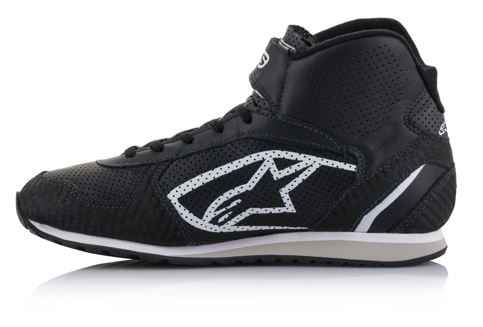 ALPINESTARS 2719021_12_12 Mechanic's shoes RADAR, FIA 8856-2018, black/white, Size 45,5