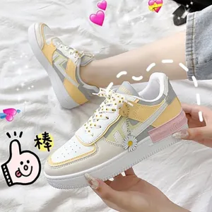 Amozae- New Fashion Summer Increased Outdoor Small White Women Flats Shoes Macarons Color Comfortable Breathable Sneakers-0505