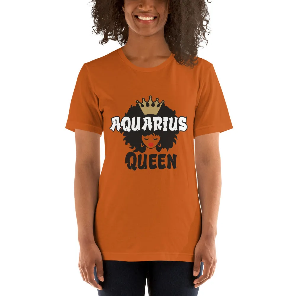 Aquarius king short sleeve unisex t shirt