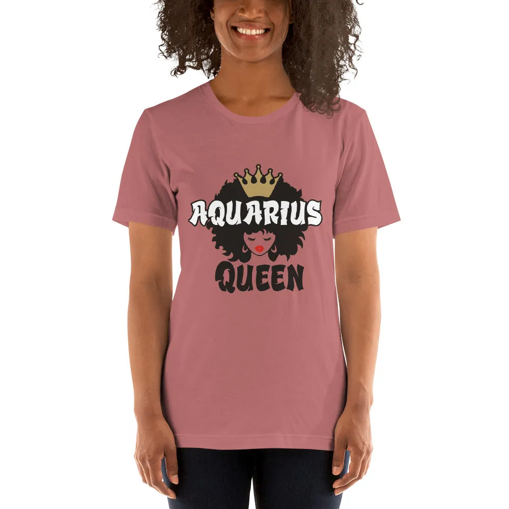 Aquarius king short sleeve unisex t shirt