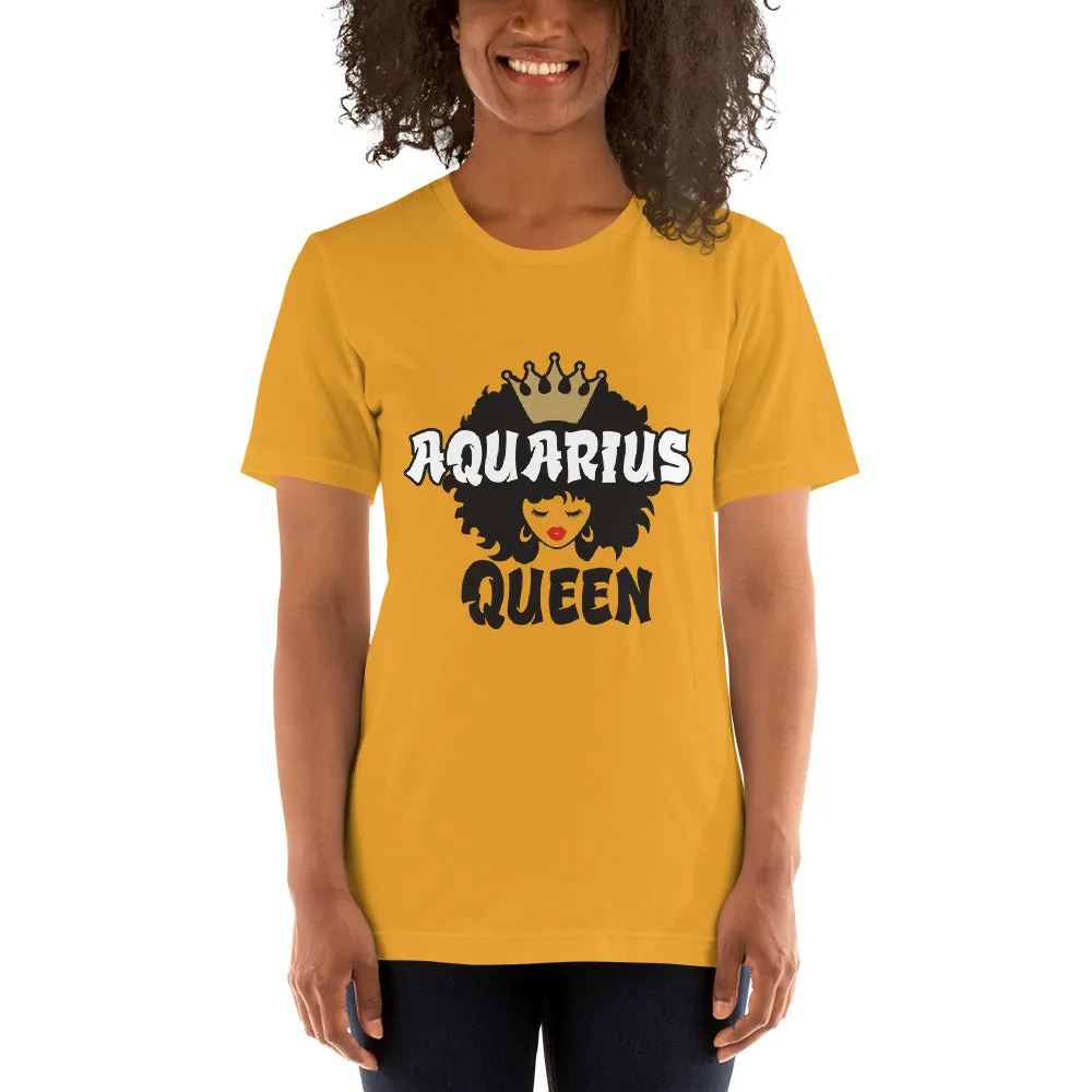 Aquarius king short sleeve unisex t shirt