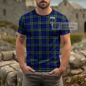 Arbuthnot Modern Tartan Cotton T-Shirt with Family Crest