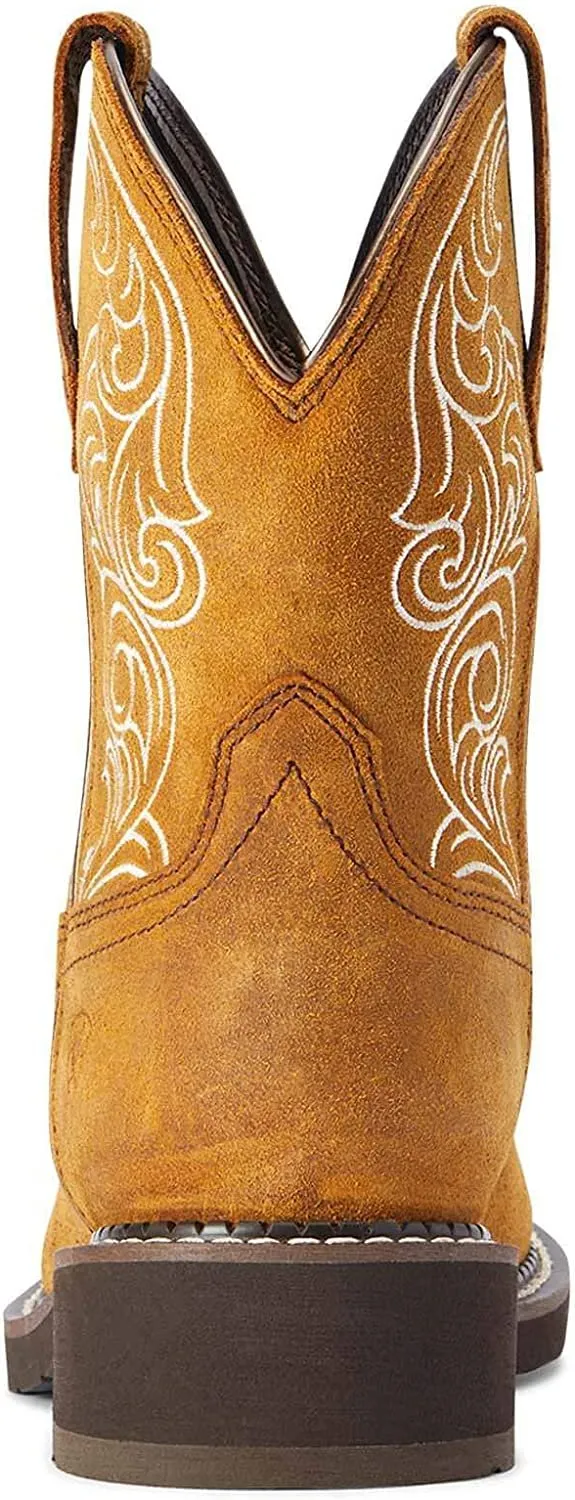 Ariat Women's Fatbaby Heritage Waterproof Western Boot, Ginger Spice