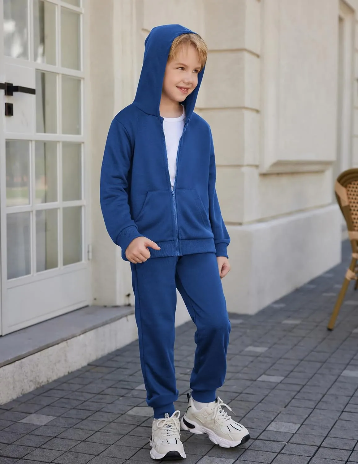 Arshiner Boys' 2 Piece Athletic Tracksuit Jogging Sets