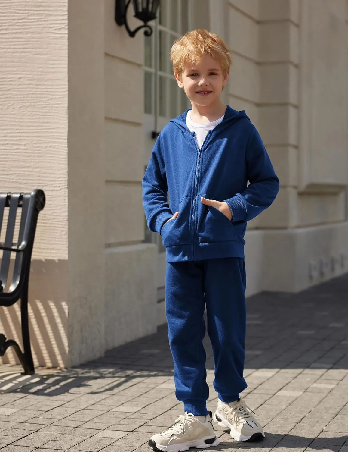 Arshiner Boys' 2 Piece Athletic Tracksuit Jogging Sets