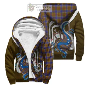 Balfour Tartan Sherpa Hoodie with Epic Bagpipe Style