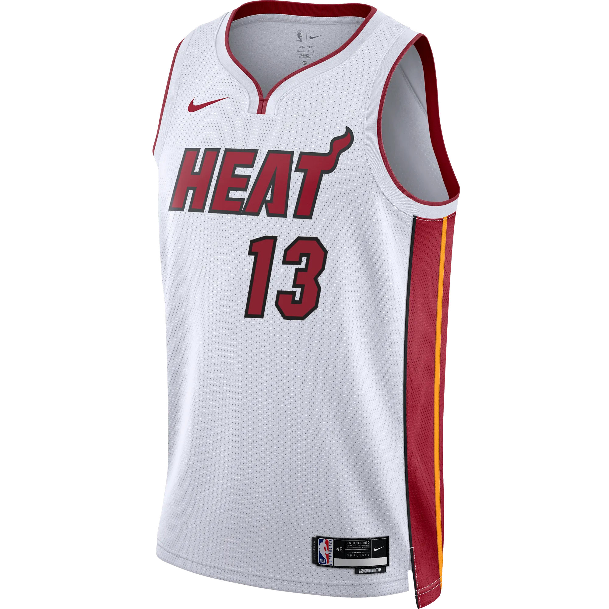 Bam Adebayo Nike Miami HEAT Association White Swingman Jersey