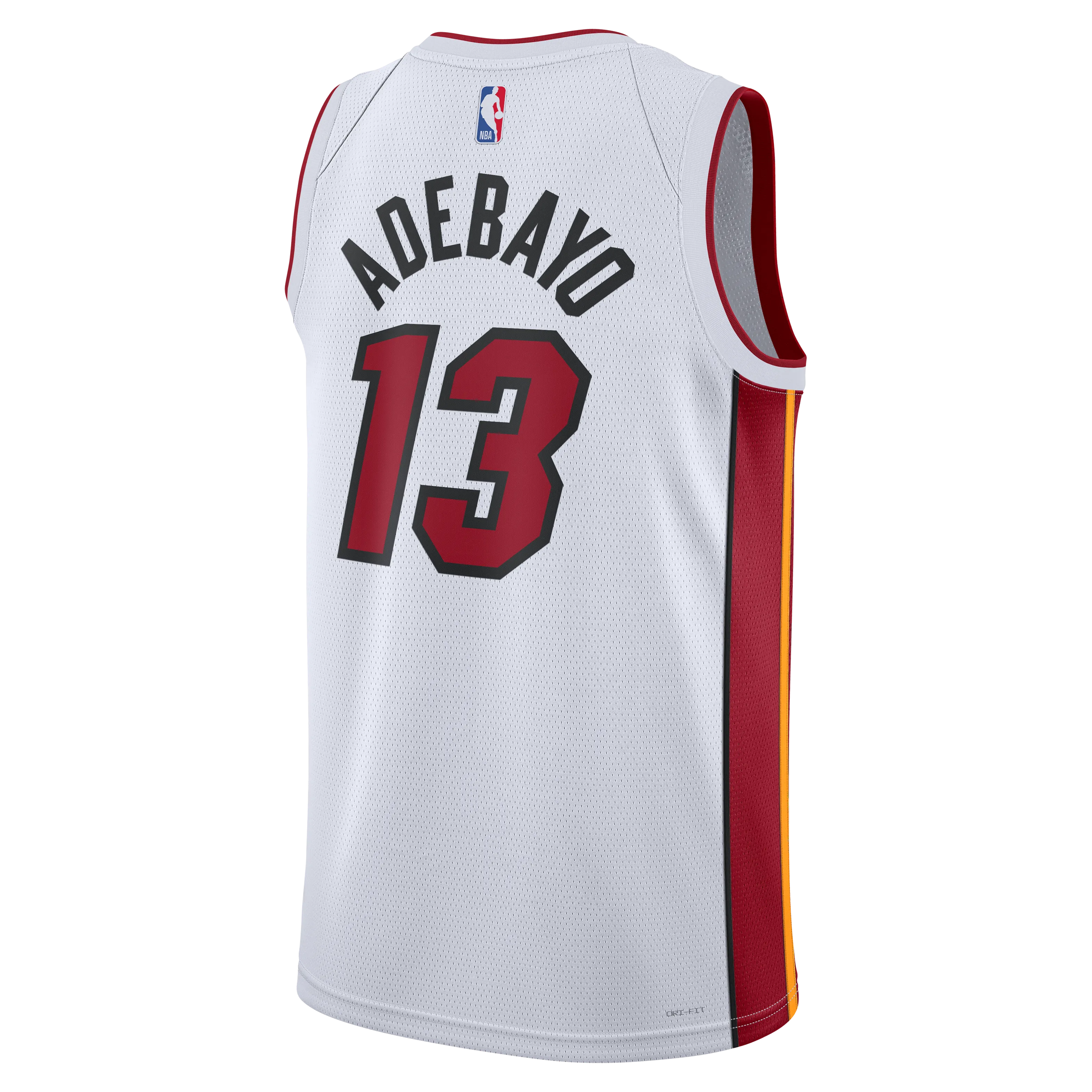 Bam Adebayo Nike Miami HEAT Association White Swingman Jersey